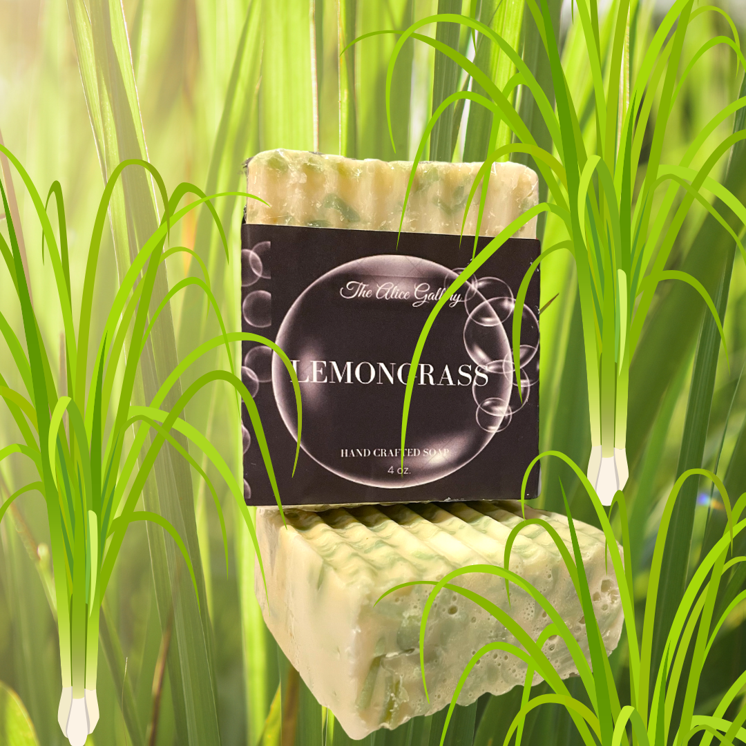 lemongrass and Oats Handmade soap 2 view