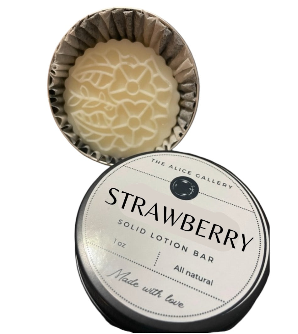 Strawberry Mango Butter Sugar Scrub and Signature Mango Butter solid lotion bar