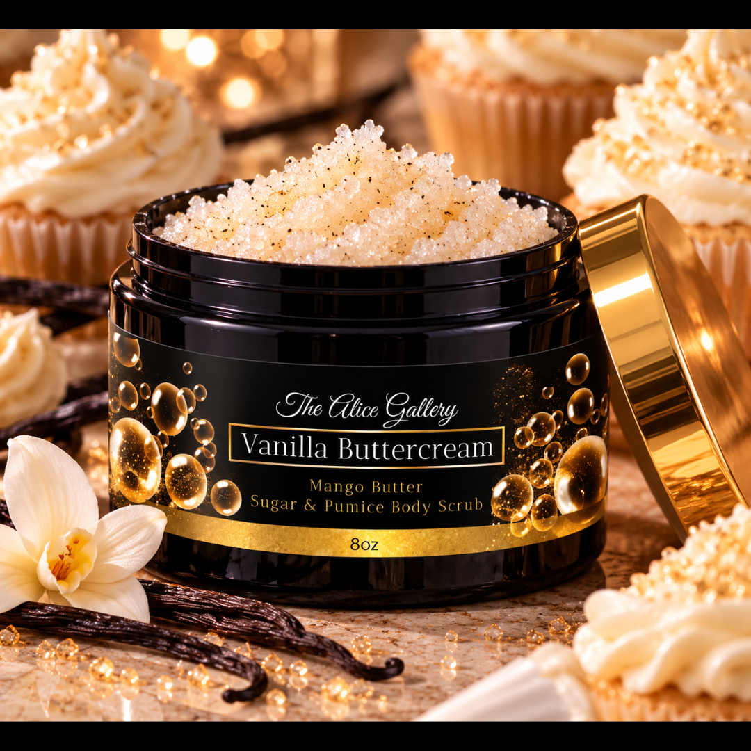 Vanilla Buttercream Pumice and Sugar Scrub