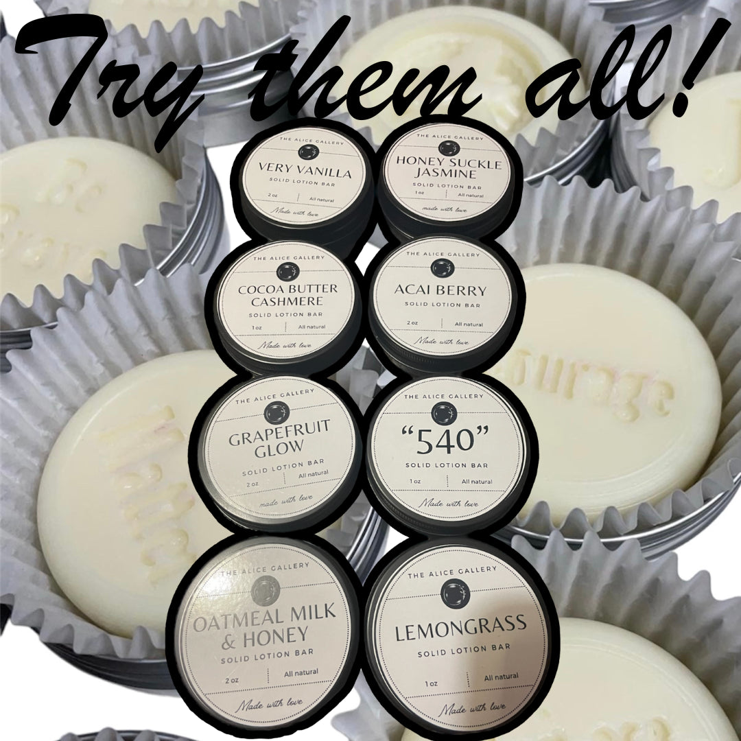 Solid Lotion Bars image all