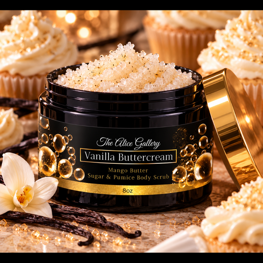 Vanilla Buttercream Pumice and Sugar Scrub